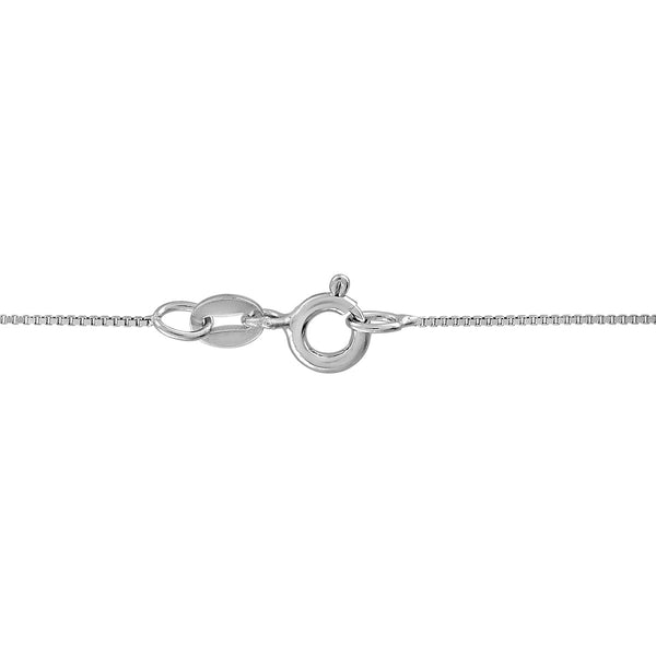 Pink Pearl and White Sapphire 18-inch Pendant in Sterling Silver