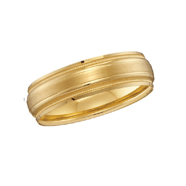 6MM Wedding Ring in 10KT Yellow Gold