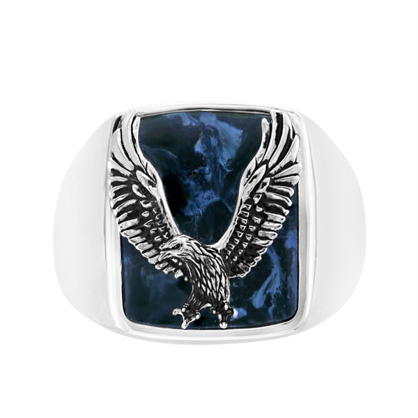 Blue Ring in 925 Silver