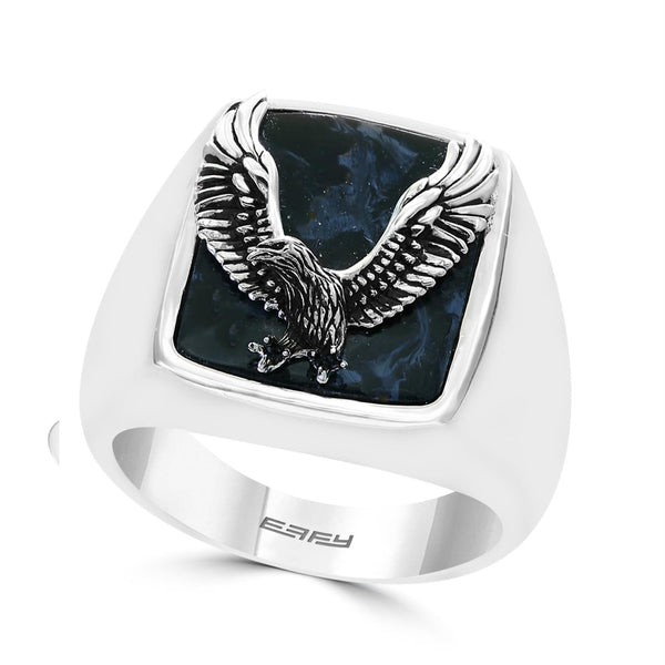 Blue Ring in 925 Silver