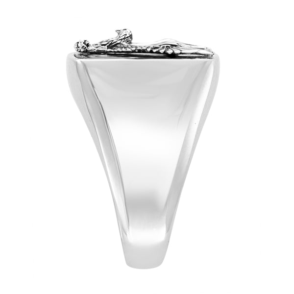Blue Ring in 925 Silver