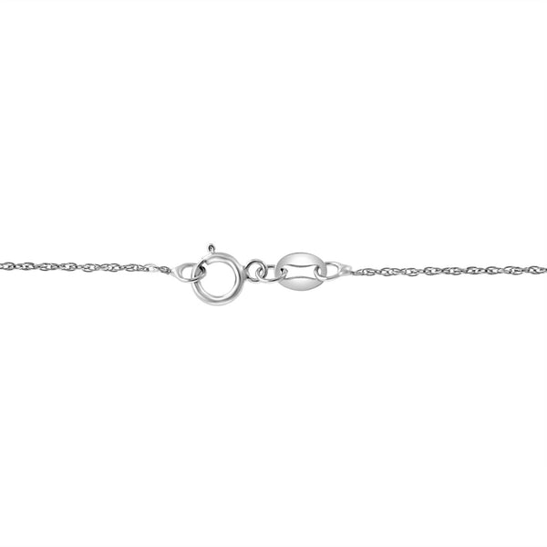 White Diamond Hearts & Symbols Pendant in 925 Silver