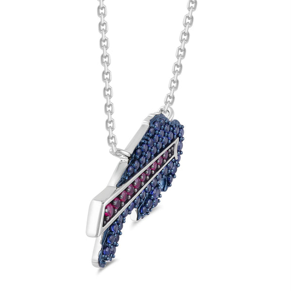 True Fans Fine Jewelry Buffalo Bills 18-inch Pendant in Sterling Silver