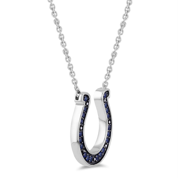 True Fans Fine Jewelry Indianapolis Colts 18-inch Pendant in Sterling Silver