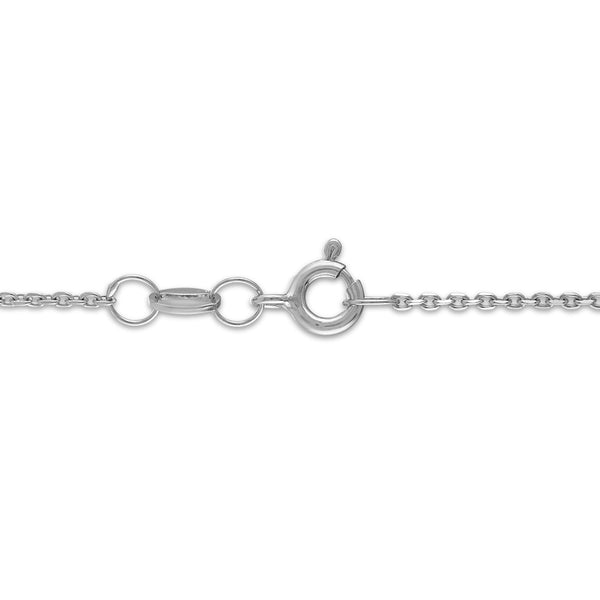 True Fans Fine Jewelry Los Angeles Chargers 18-inch Pendant in Sterling Silver