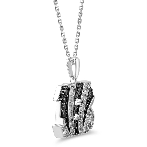 True Fans Fine Jewelry Cincinnati Bengals 18-inch Pendant in Sterling Silver