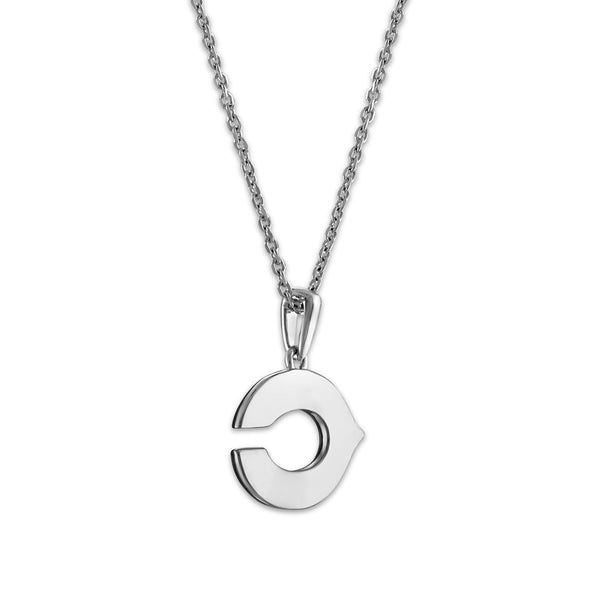 True Fans Fine Jewelry Chicago Bears 18-inch Pendant in Sterling Silver