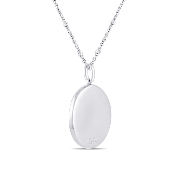 Disney Jewels Rhodolite Garnet Coco Pendant in Sterling Silver