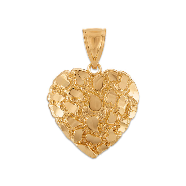 Hearts & Symbols Pendant in 10KT Gold