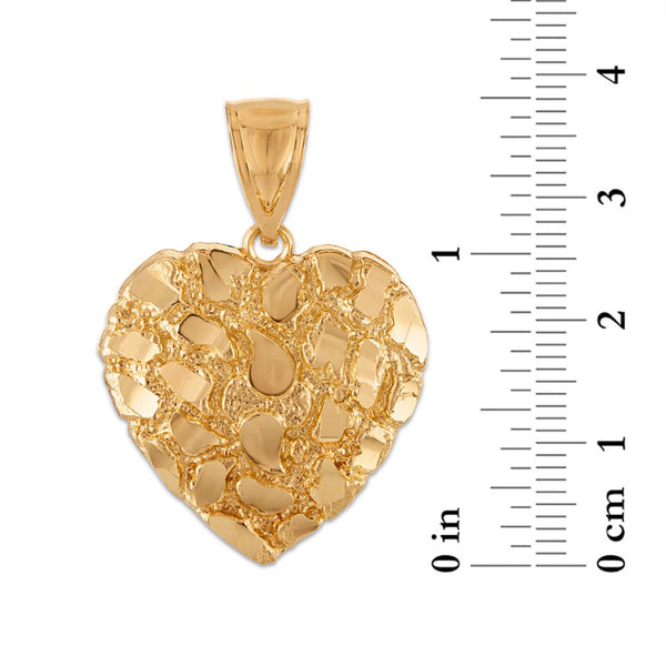 Hearts & Symbols Pendant in 10KT Gold