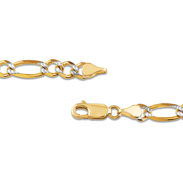 Figaro Bracelet in 10KT Gold