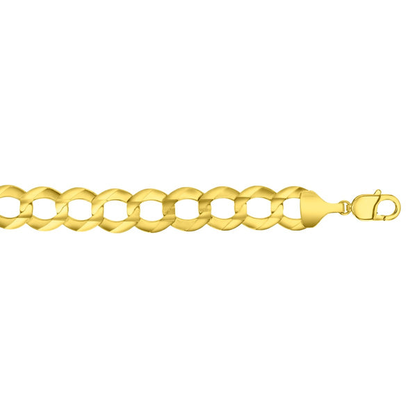 Titán by Adrian Gonzalez 9-inch Curb Bracelet in 14KT Gold