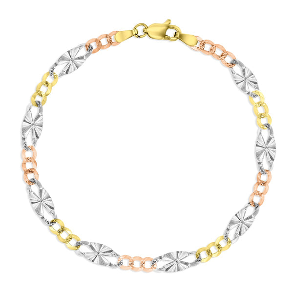 Figaro Bracelet in 10KT Gold