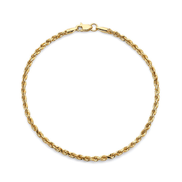 Rope Bracelet in 10KT Gold