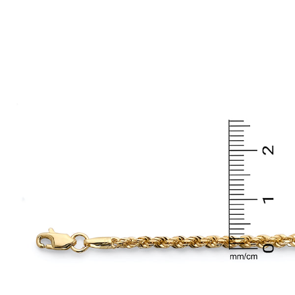 Rope Bracelet in 10KT Gold
