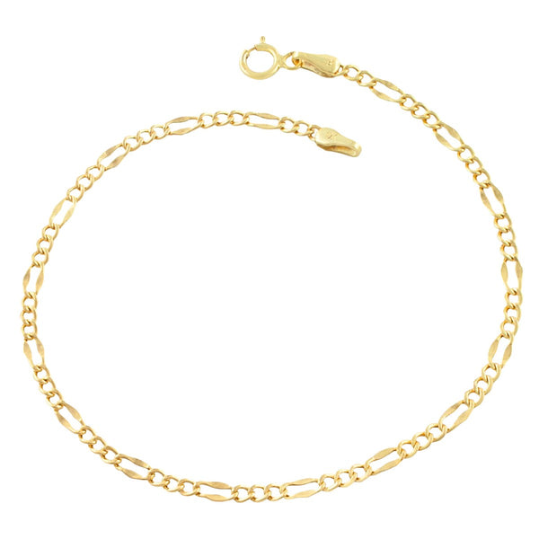 Figaro Bracelet in 10KT Gold