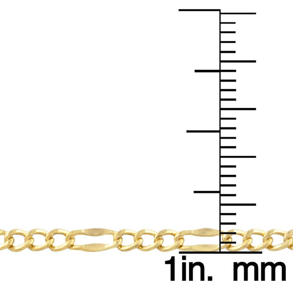 Figaro Bracelet in 10KT Gold
