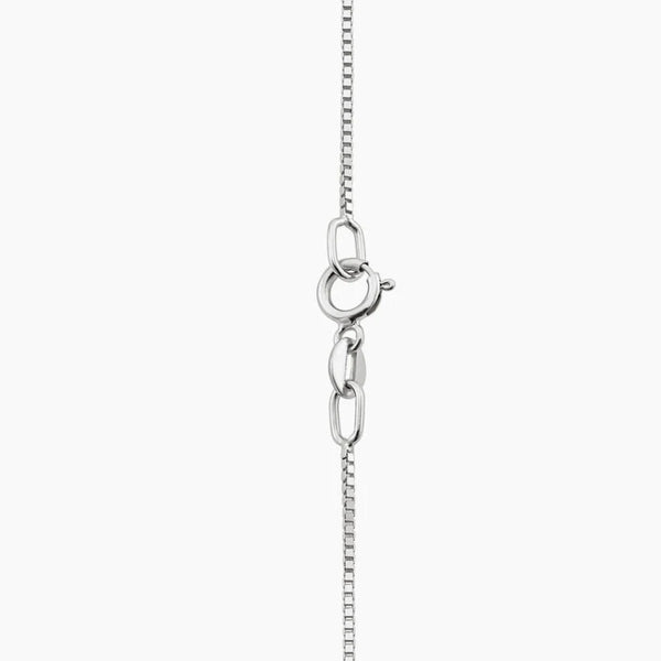 14KT White Gold 18-inch 0.7MM Box Chain