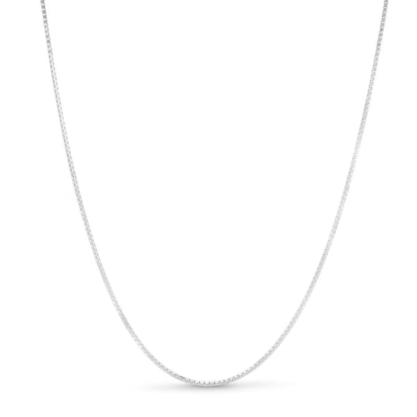 14KT White Gold 20-inch 0.7MM Box Chain