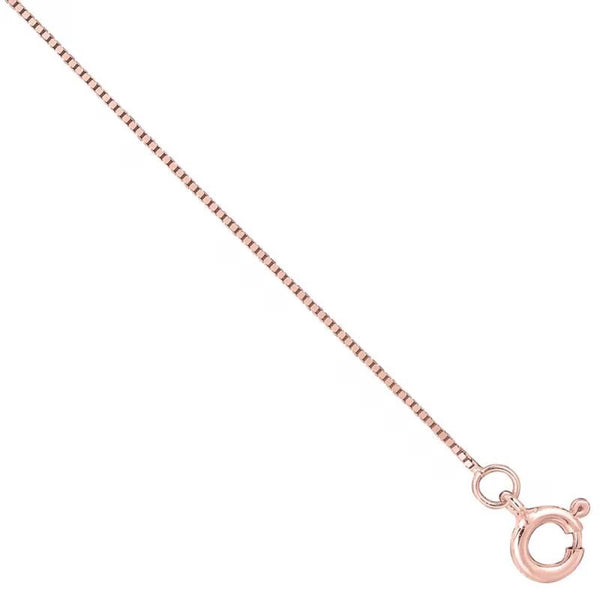 14KT Rose Gold 18-inch 0.45MM Box Chain