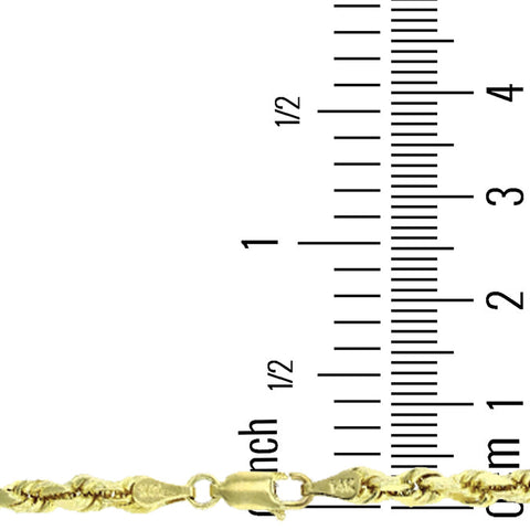 14KT Yellow Gold 26-inch 4MM Rope Chain – Daniels Jewelers