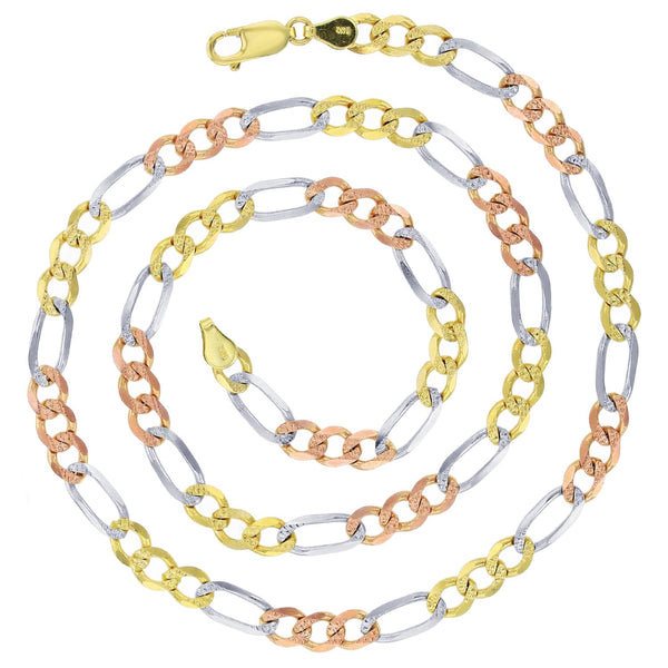 Figaro Chain in 14KT Gold