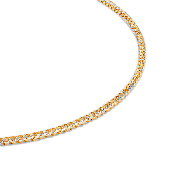 10KT Gold 20-inch 2MM Rounded Cylinder Chain