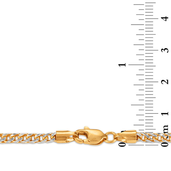 10KT Gold 20-inch 2MM Rounded Cylinder Chain