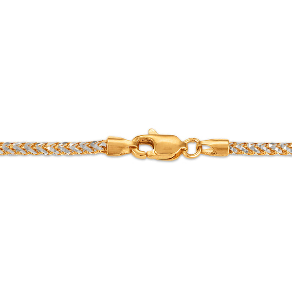 10KT Gold 22-inch 2.5MM Rounded Cylinder Chain
