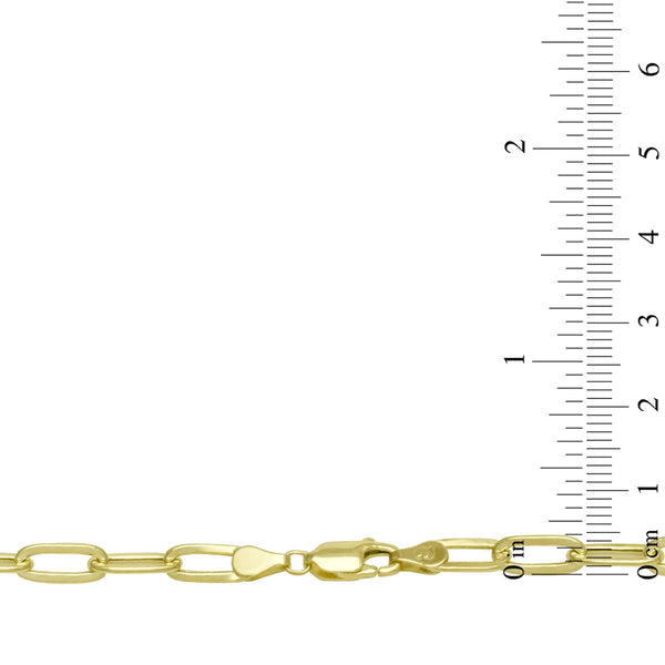 10KT Yellow Gold 22-inch 4.45MM Paperclip Chain