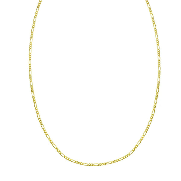 10KT Yellow Gold 18-inch 1.95MM Solid Figaro Chain
