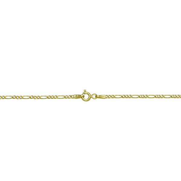 10KT Yellow Gold 18-inch 1.95MM Solid Figaro Chain