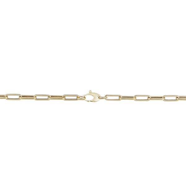 14KT Yellow Gold 18-inch 3.8MM Paperclip Chain