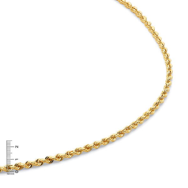 Rope Chain in 10KT Gold