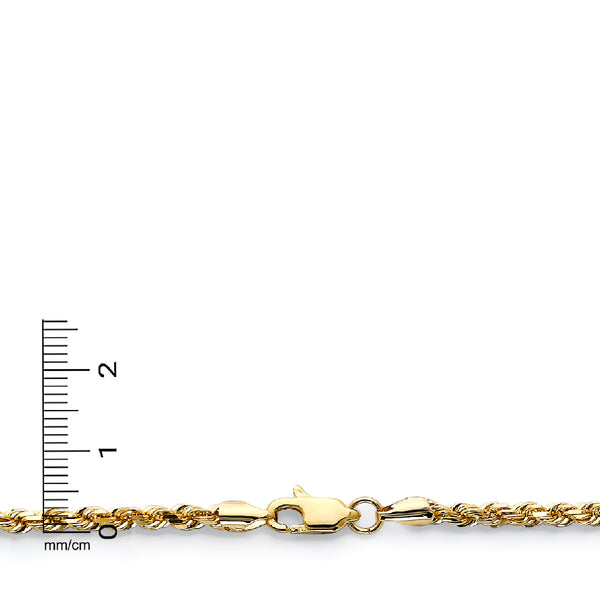 Rope Chain in 10KT Gold