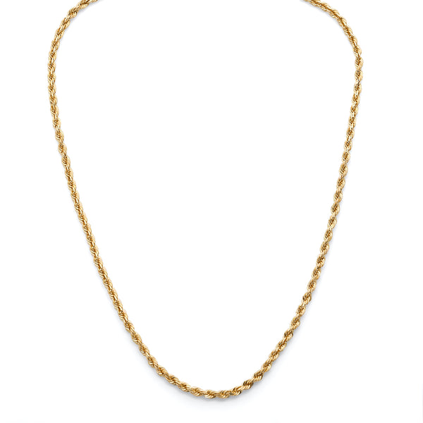 Rope Chain in 10KT Gold