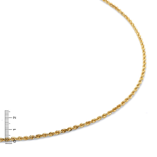 Rope Chain in 10KT Gold