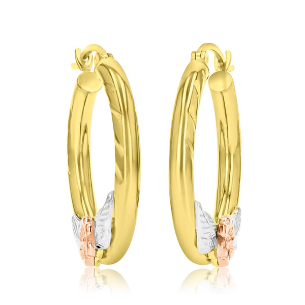 Hoop Earrings in 10KT Gold