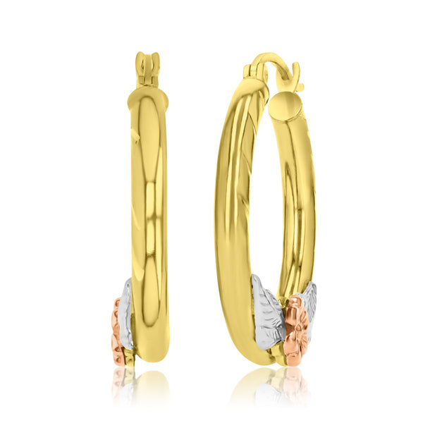 Hoop Earrings in 10KT Gold