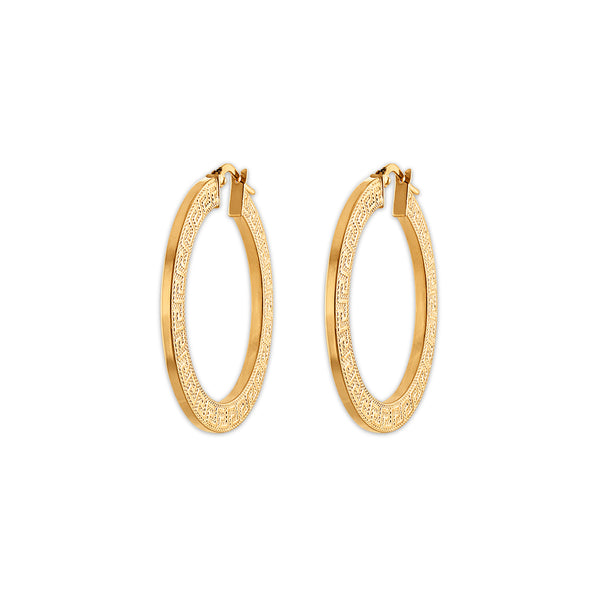 Hoop Earrings in 10KT Gold