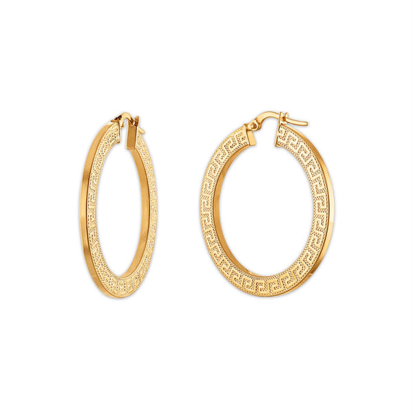 Hoop Earrings in 10KT Gold