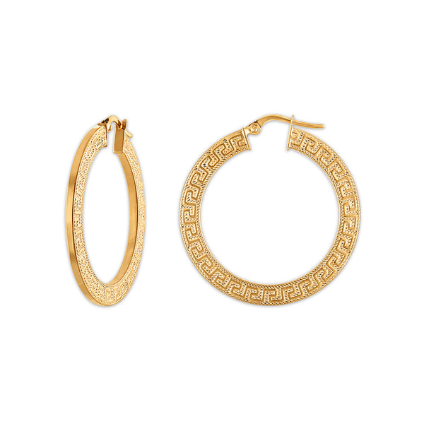 Hoop Earrings in 10KT Gold