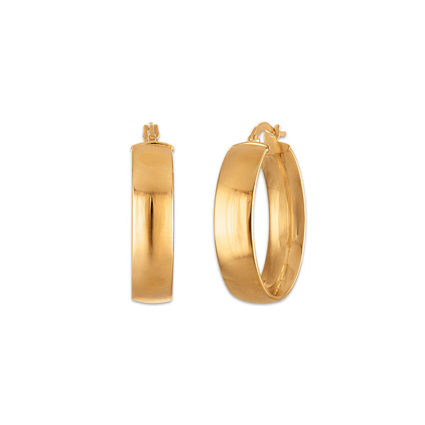 Hoop Earrings in 14KT Gold