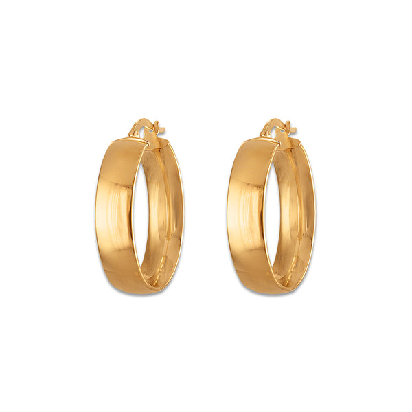 Hoop Earrings in 14KT Gold