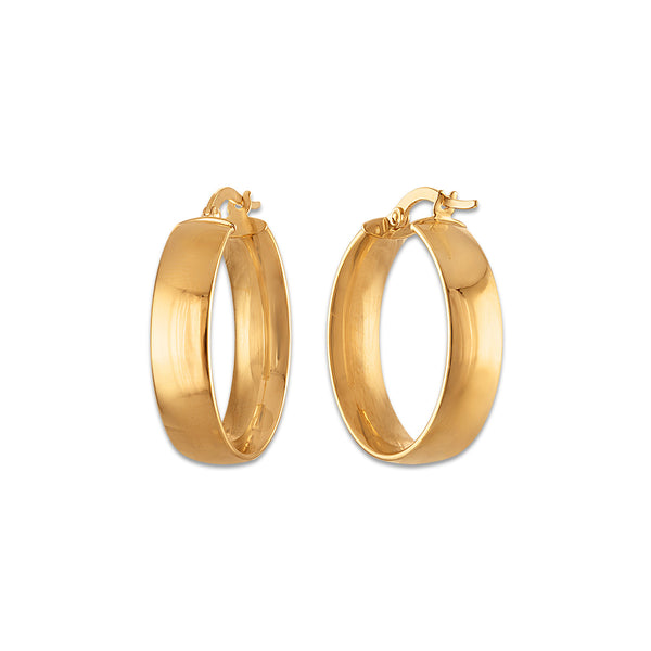 Hoop Earrings in 14KT Gold