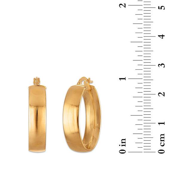 Hoop Earrings in 14KT Gold