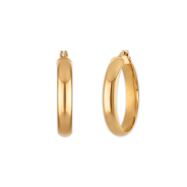 Hoop Earrings in 14KT Gold