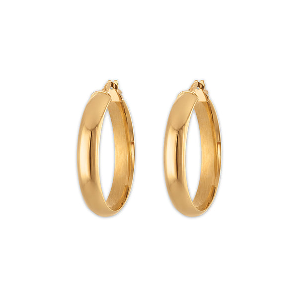 Hoop Earrings in 14KT Gold