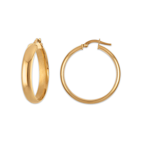 Hoop Earrings in 14KT Gold