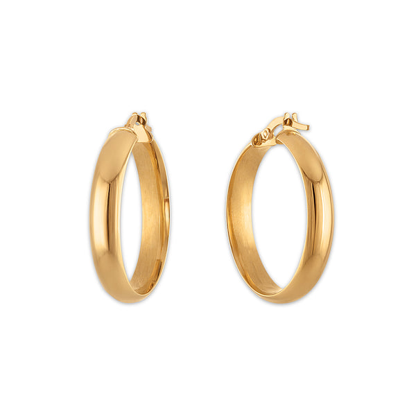 Hoop Earrings in 14KT Gold